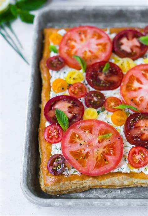 This Fresh Tomato Tart With Herbed Ricotta Tastes Like Summer On A