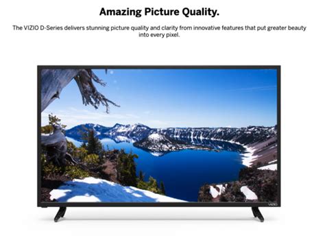 Vizio D Series D24h G9 24 720p Hd Smart Led Tv Black For Sale Online