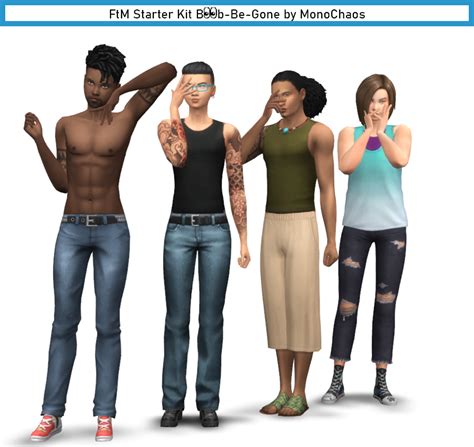 Ftm Starter Kit B👀b Be Gone By Monochaos Monochaoss Sims 4 Cc Blog