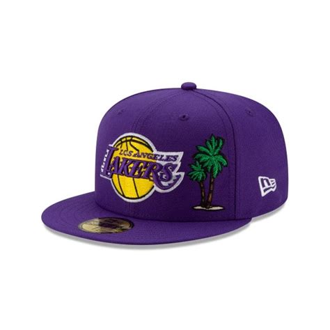 Los Angeles Lakers Team Describe 59fifty Fitted Hats New Era Cap In