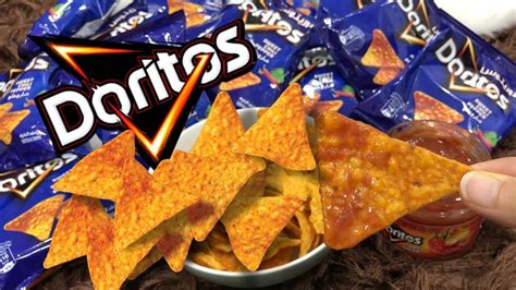 Asmr Doritos Sweet Chili Pepper Doritos Dipping Hot Sauce Extreme Crunch Eating Sounds