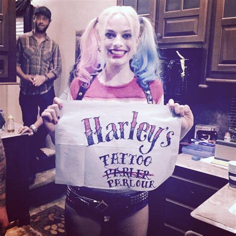 Turns out margot robbie is actually a tattoo artist as well as an actress. TORONTO CAT WOMAN: "Suicide Squad" - More From 'Harley's ...