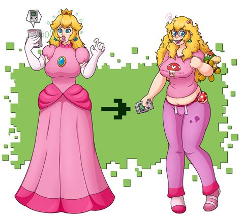 Princess Peach Weight Gain Story