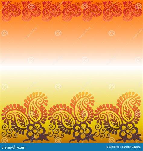 Paisley Border Stock Vector Illustration Of Decorate 50215396