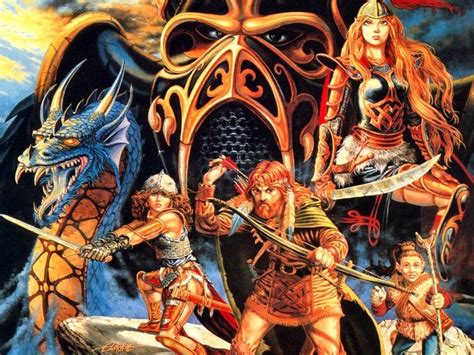 Larry Elmore 030 Dragonlance Chronicles Dungeons Dragons High