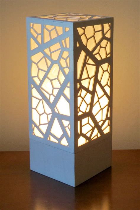 Cellular 10 Lasercut Lamp By Foxworth Architecture Pllc Wooden