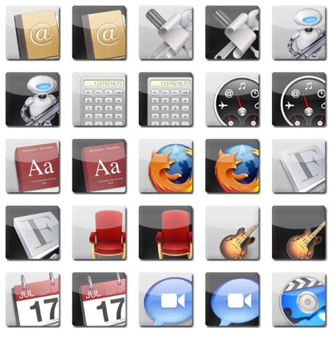 Mac Os X Icon Set V1 Icons Free Icon Packs Ui Download