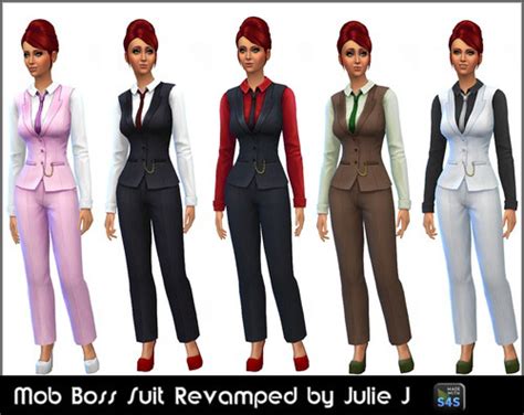 Mob Boss Suit Revamped The Sims 4 Catalog