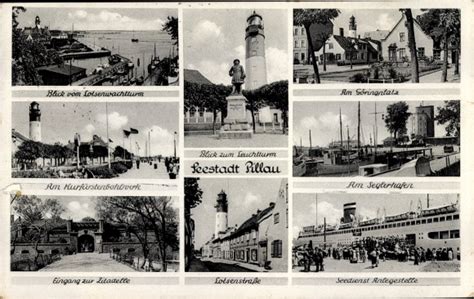 Ansichtskarte Postkarte Baltijsk Pillau Ostpreußen Akpool De