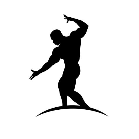 Bodybuilding Icon Emblem Vector Illustrations Creative Market