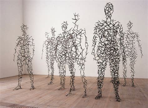 abstract human body sculptures  antony gormley ignantcom