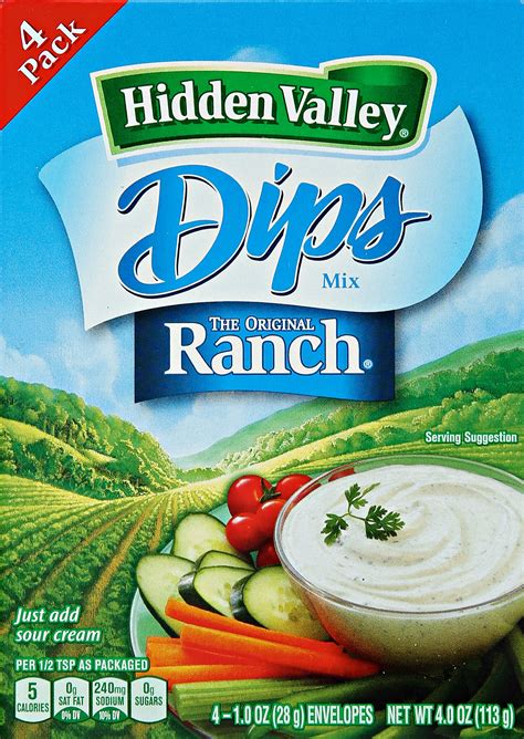 Hidden Valley The Original Ranch Dips Mix 4 Envelopes 113g Buy Online