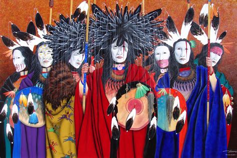 Artist Yellowman Native American Paintings Native American Art