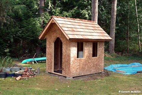 Galvalume metal roof and sidesgot barn plans? How To Build A Pump House Shed | My Home Woodworking ...