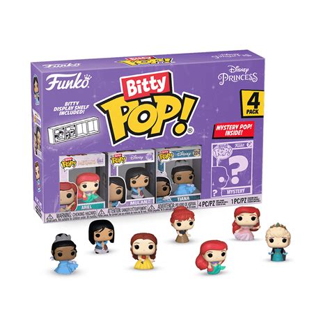Buy Bitty Pop Disney Princess 4 Pack Series 1 At Funko