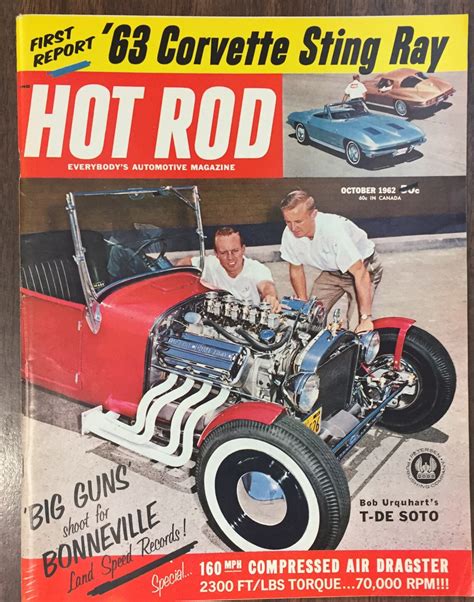 1962 Complete Year Of Hot Rod Magazine Hot Rod Magazine 1962 Etsy