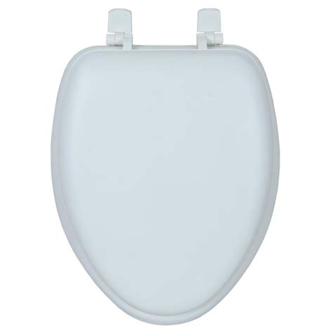 Glacier Bay Soft Elongated Closed Front Toilet Seat In White Sh25p Hd3
