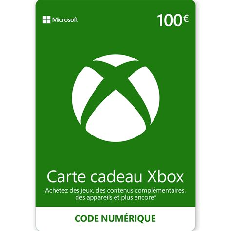 Carte Xbox 100€ Reloadbase