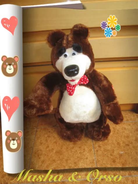 Soft Toy Series Masha And Bear Teddy Bear Plush Cm 29 All Soft £1057 Picclick Uk