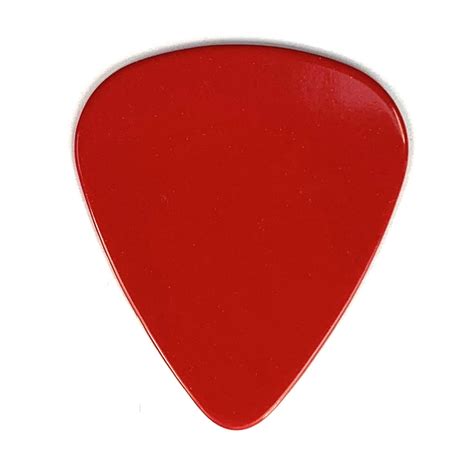 Red Celluloid Guitar Picks 071mm Thickness Retro Style Media