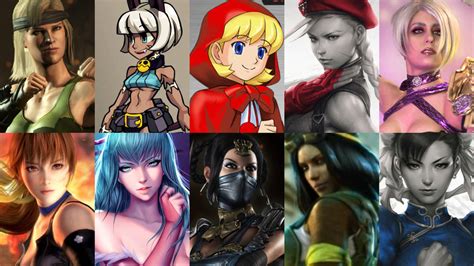 Top 10 Female Fighting Game Characters By Herocollector16 On Deviantart
