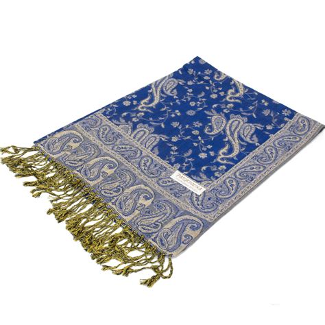 Gorgeous Paisley Pashmina 82308 Royal Blue 82308 475 Wholesale