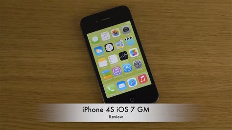 Iphone 4s Ios 7 Gm Review Youtube