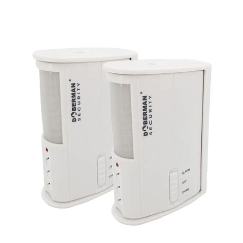 Doberman Security Motion Detector Alarmchime White 2 Pack Se 0104w