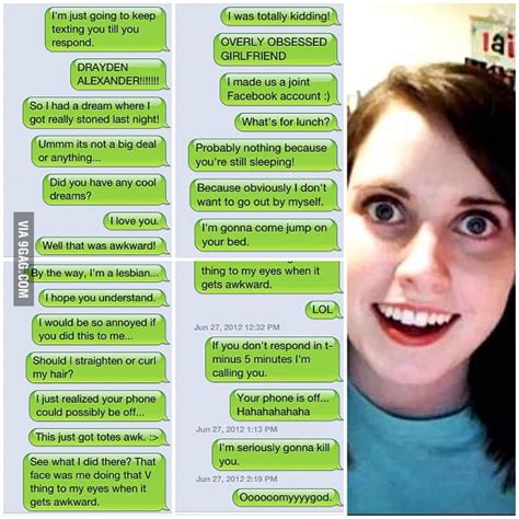 overly attached girlfriend strikes again 9gag