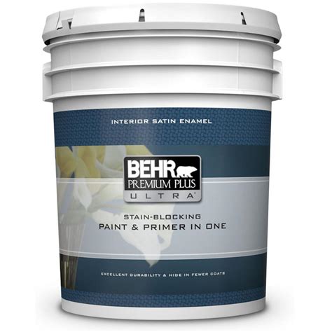 I just painted a stairwell and a few rooms with behr premium plus ultra eggshell.the customer already bought the paint so i said ok. BEHR Premium Plus Ultra 5 gal. Ultra Pure White Satin ...