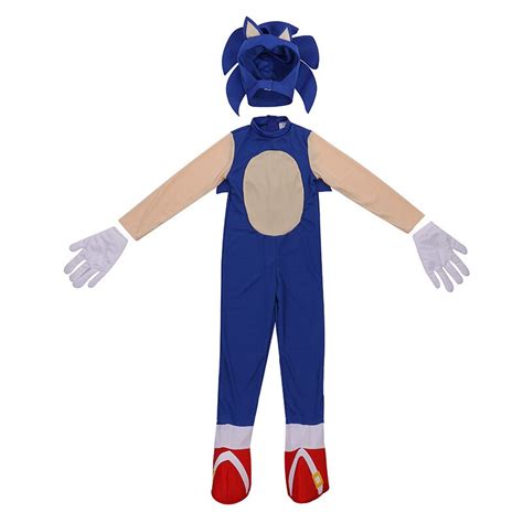 Anime Deluxe Sonic The Hedgehog Costume Girl Game Character Cosplay
