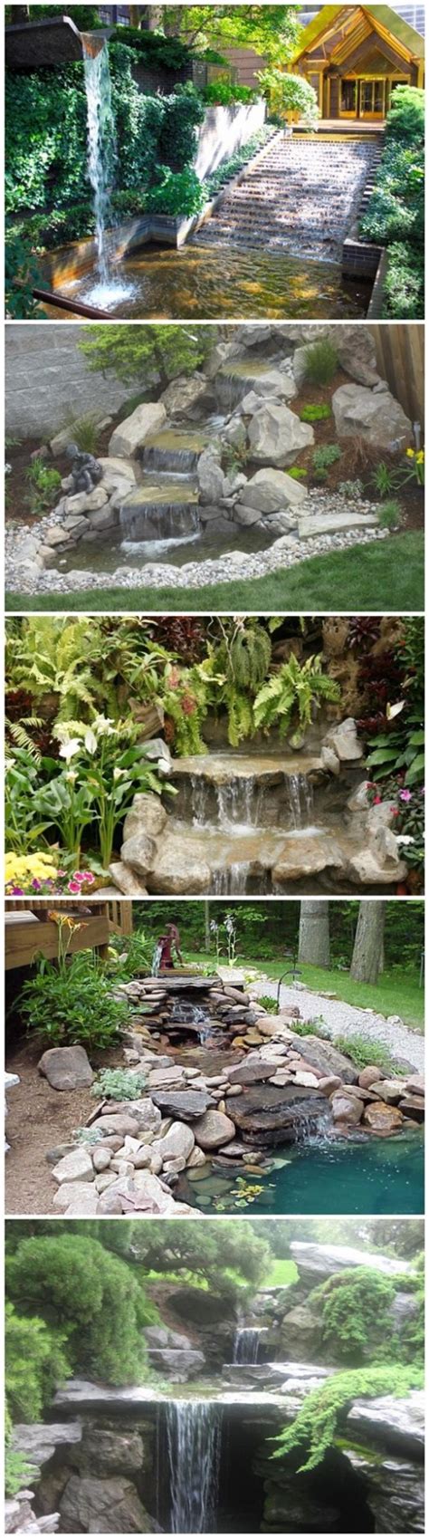 How To Build A Garden Waterfall Pond Diy Tag