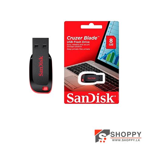 Sandisk Cruzer Blade Usb 20 8gb Pen Drive 3y Shoppy Computers