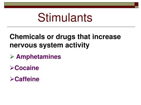 Ppt Stimulants Powerpoint Presentation Free Download Id2719818