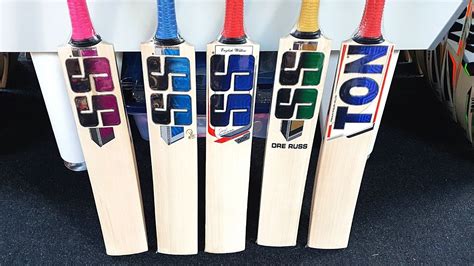 4k Closer Look At All The New Ss And Ton Cricket Bats Youtube
