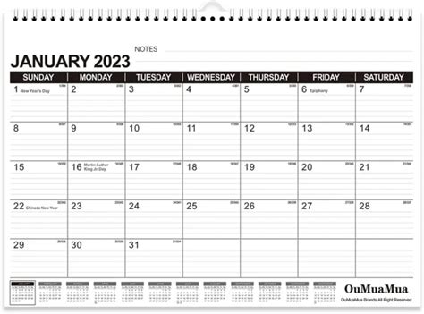 2023 Calendar Wall Calendar 2023 2024 Runs From Jan 2023 Through Jun
