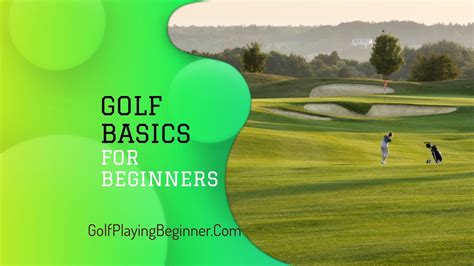 Golf Basics For Beginners Youtube