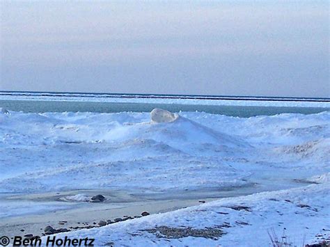 Ice Volcanoes On Lake Huron Gazette