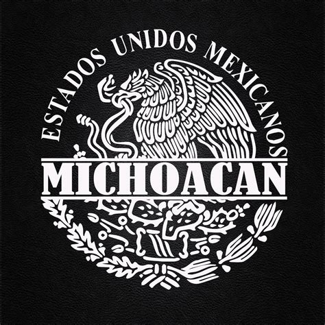 Michoacan Escudo Mexicano Sticker Decal Aguila Mexicana Mexicano