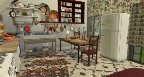 Coroline Vintage Kitchen At Pandasht Productions Sims 4 Updates