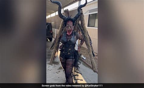 Watch Woman Transforms Herself Into A Monster With Makeup For
