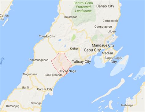 Cebu Map Barangays