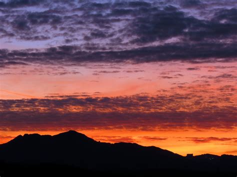 Sunset Skies Over Grandfather Mountain View From Raven Roc Flickr