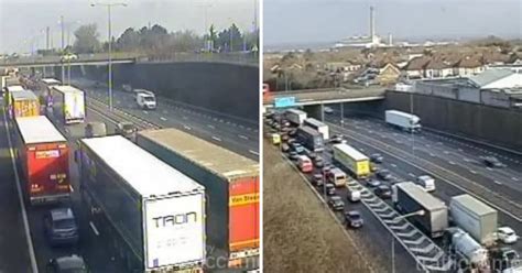 Live M25 Dartford Crossing Traffic Updates As Overrunning Roadworks Cause Tunnel Delays Kent Live