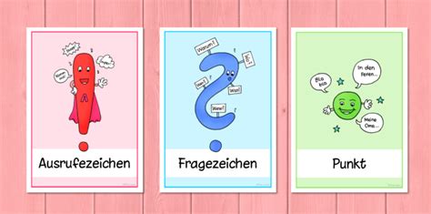 Mit hilfe der hundertertafel lernen die schüler die zahlen in diesem zahlenraum näher kennen und sich bei den. Satzzeichen und Satzarten - Frau Locke | Deutsch lernen kinder, Schulideen, Arbeitsblätter ...