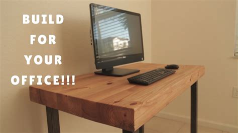 Diy Computer Desk How I Did It Youtube