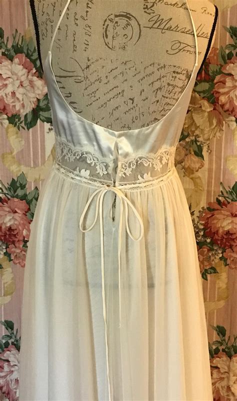 Claire Sandra By Lucie Ann Bridal Nightgown Etsy