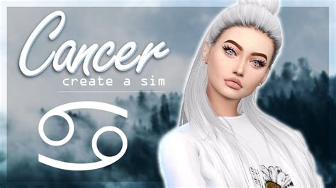 The Sims 4 Zodiac Cas Cancer Full Cc List Youtube