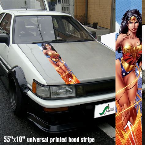 Buy 55 Hood Printed Stripe Diana Prince Star Woman V2 Sexy Lady Driven