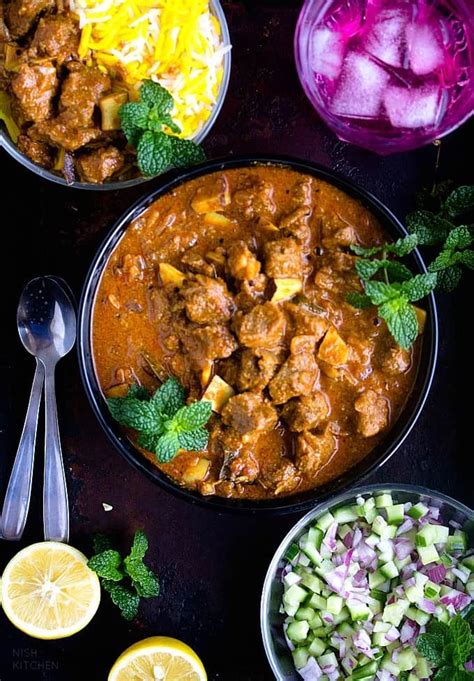 Indian Beef Curry Nish Kitchen Beef Curry Hearty Meals Indian